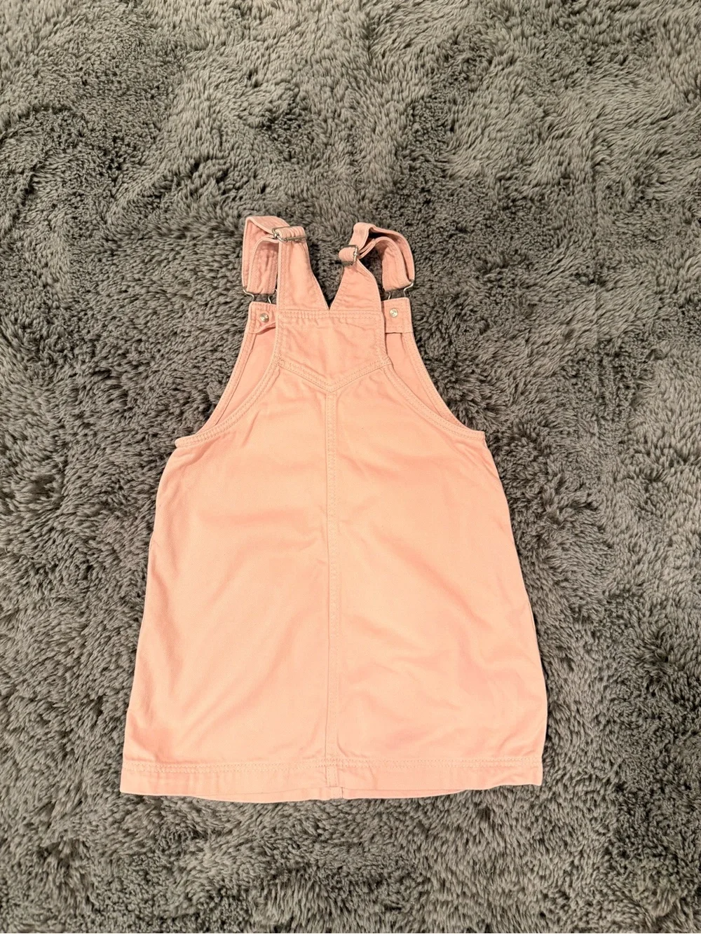 GAP Coral Pink Overall Pinafore Dress